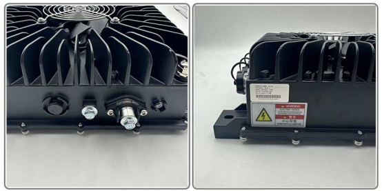 风冷式 3.3KW72V 车载充电机 电动车充电器实物图